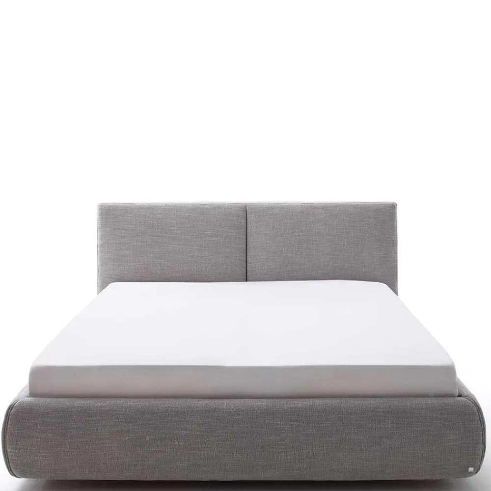 Wohnen Betten<Hellgraues 180x200 Bett inklusive Matratzen - Atlona
