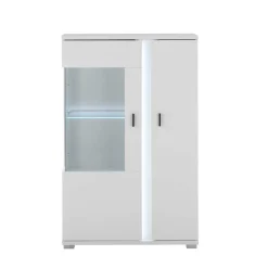 Wohnen Wohnwände<Highboard & TV Board & Wandboard mit LED - Tirol (dreiteilig)