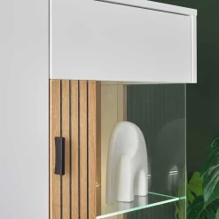 Wohnen Wohnwände<Highboard & TV Lowboard & Wandboard Set - Nenaloro (dreiteilig)