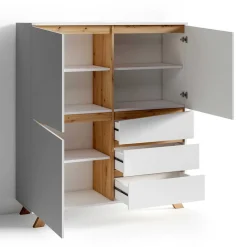 Wohnen Highboards<Highboard im Skandinavischen Wohnstil - Cady