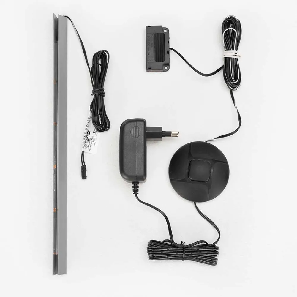 Wohnen Highboards<Highboard in Hellgrau & Zinneiche NB - Lioscas
