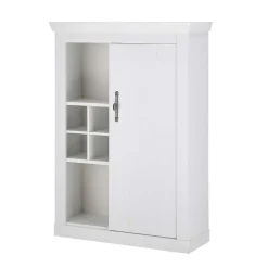 Wohnen Highboards<Highboard in weißer Holzoptik Pinie - Liancos
