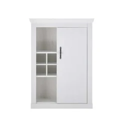 Wohnen Highboards<Highboard in weißer Holzoptik Pinie - Liancos