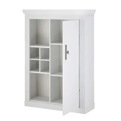 Wohnen Highboards<Highboard in weißer Holzoptik Pinie - Liancos