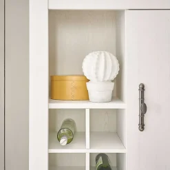 Wohnen Highboards<Highboard in weißer Holzoptik Pinie - Liancos
