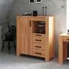 Wohnen Highboards<Highboard Kommode Mosniak aus Kernbuche Massivholz