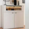 Wohnen Highboards<Highboard mit Glas Klappe & zwei Türen - Apulco