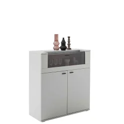 Wohnen Highboards<Highboard mit Glas Klappe & zwei Türen - Apulco