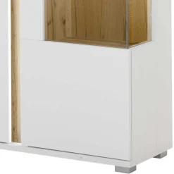 Wohnen Highboards<Highboard mit Glas und Licht modern - Racelyn