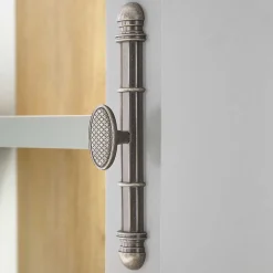 Wohnen Highboards<Highboard mit Glaseinsatz mit Metallgriffen - Buleta