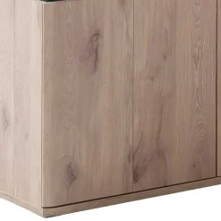 Wohnen Highboards<Highboard mit Glaseinsätzen 119x121x37 cm - Comrinaca