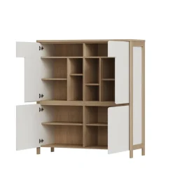 Wohnen Wohnwände<Highboard und TV-Board und Wandboard Set - Ovidio (dreiteilig)