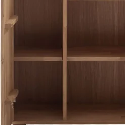 Wohnen Highboards|Vitrinen<Highboard Vitrine in Asteiche Hell - Azzurian