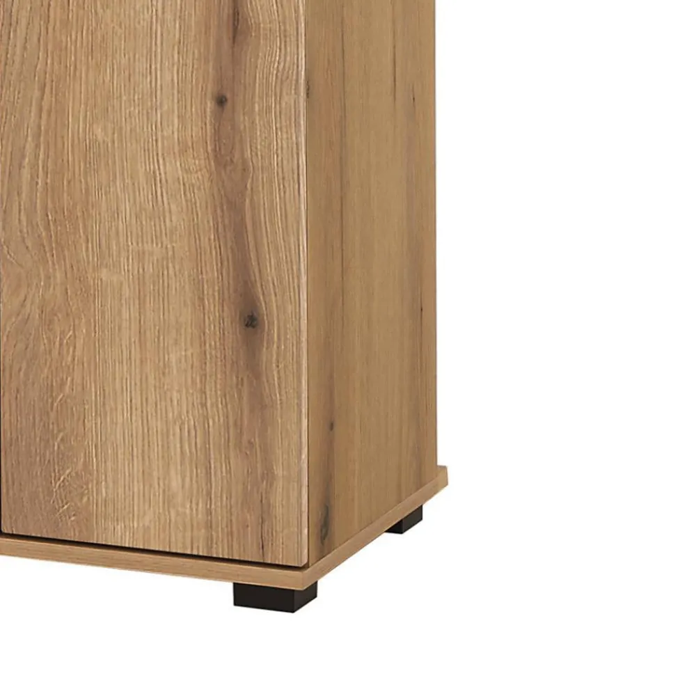 Wohnen Highboards<Highboard Vitrine in Eiche Dekor - Brocus