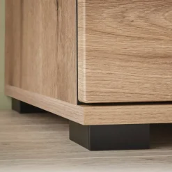 Wohnen Highboards<Highboard Vitrine in Eiche Dekor - Brocus