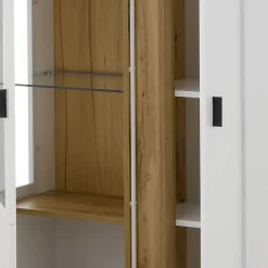 Wohnen Highboards|Vitrinen<Highboard Vitrine mit LED Beleuchtung - Racelyn