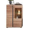 Wohnen Highboards|Vitrinen<Highboard Vitrine mit LED Beleuchtung - Latenda