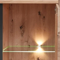 Wohnen Highboards|Vitrinen<Highboard Vitrine mit LED Beleuchtung - Latenda