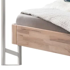 Wohnen Betten<Himmelbett aus Kernesche und Eisen - Capella