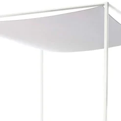 Wohnen Betten<Himmelbett aus Kernesche und Eisen - Capella
