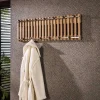 Wohnen Garderoben<Hängegarderobe in Mangoholz Sandfarben - Imparacta