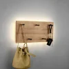 Wohnen Garderoben<Hängegarderobe mit LED Beleuchtung - Estagel