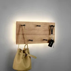 Wohnen Garderoben<Hängegarderobe mit LED Beleuchtung - Estagel