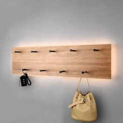 Wohnen Garderoben<Hängegarderobe mit LED Beleuchtung - Estagel