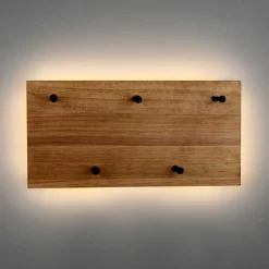 Wohnen Garderoben<Hängegarderobe mit LED Beleuchtung - Estagel
