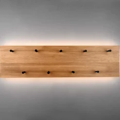Wohnen Garderoben<Hängegarderobe mit LED Beleuchtung - Estagel