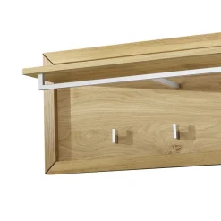 Wohnen Garderoben<Hängegarderobe Natrius aus Wildeiche Massivholz