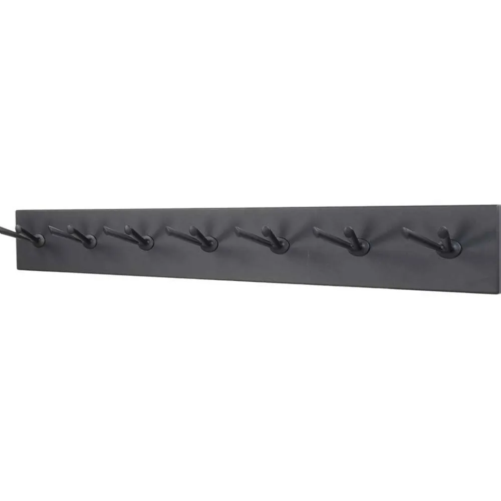 Wohnen Garderoben<Hängegarderobe Stahl Hakenleiste mit 14 Haken - Colore