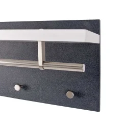 Wohnen Garderoben<Hängende Garderobe Anin in Weiß Grau