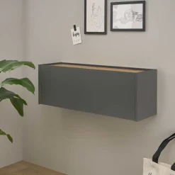 Wohnen Wohnwände<Hängende TV Anbauwand Möbel - Ahilav (dreiteilig)