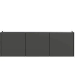 Wohnen Tv & Hifi-Möbel|Lowboards<Hängendes TV Element in Dunkelgrau - Jeveda