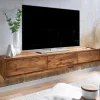 Wohnen Tv & Hifi-Möbel|Lowboards<Hängendes TV Lowboard mit drei Schubladen - Baham