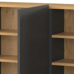 Wohnen Garderoben<Hänge-Schuhschrank & Rundspiegel Set - Calisian (zweiteilig)