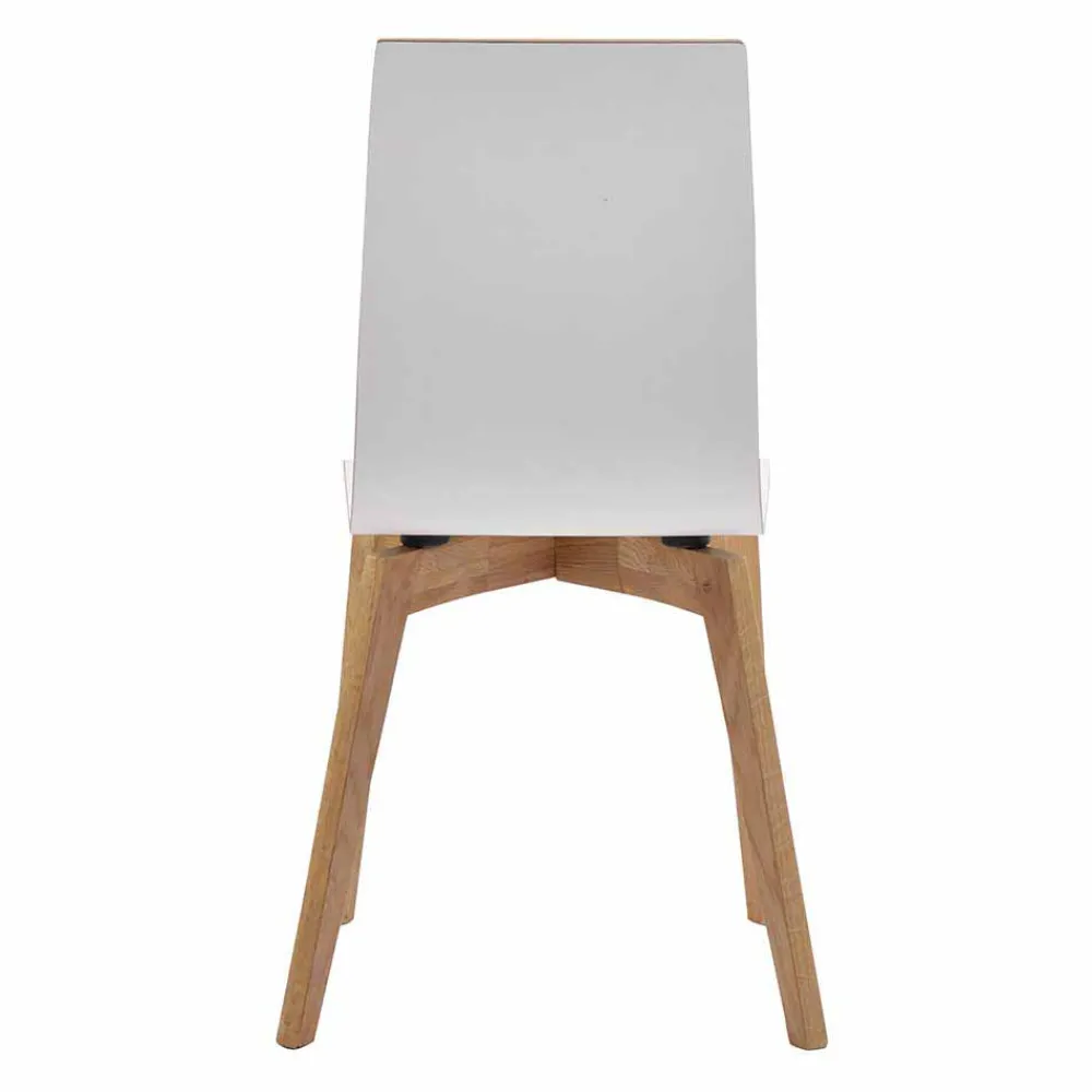 Wohnen Stühle<Hochdrucklaminat Stuhl in Weiß - Sonda (2er Set)