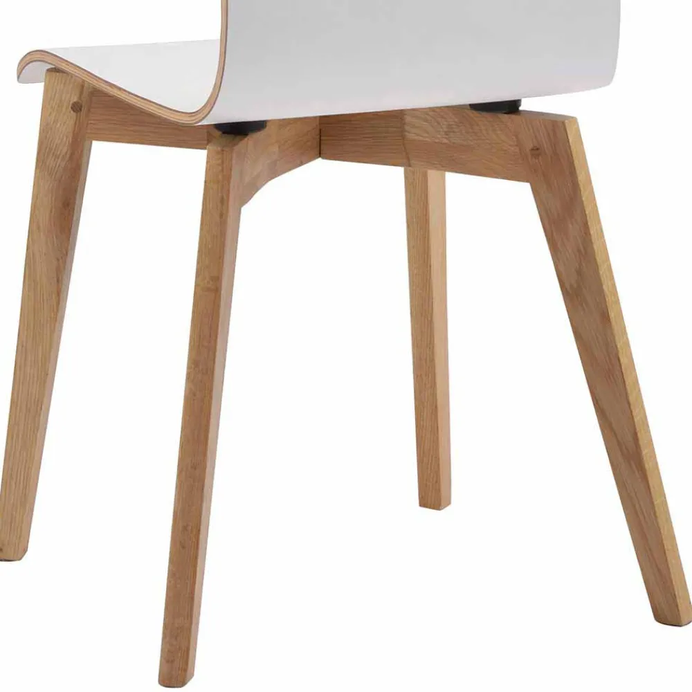 Wohnen Stühle<Hochdrucklaminat Stuhl in Weiß - Sonda (2er Set)