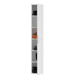 Wohnen Kleiderschränke<Hochglanz Kleiderschrank 6-türig - Ejulia (zweiteilig)
