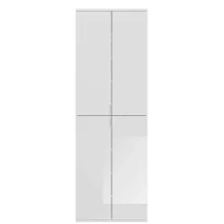 Wohnen Kleiderschränke<Hochglanz Kleiderschrank 6-türig - Ejulia (zweiteilig)