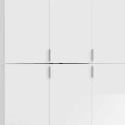 Wohnen Kleiderschränke<Hochglanz Kleiderschrank 6-türig - Ejulia (zweiteilig)