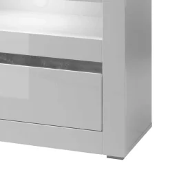 Wohnen Tv & Hifi-Möbel|Lowboards<Hochglanz Lowboard fürs TV in Weiß Mextra mit 3 Schubladen