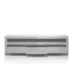 Wohnen Tv & Hifi-Möbel|Lowboards<Hochglanz Lowboard fürs TV in Weiß Mextra mit 3 Schubladen