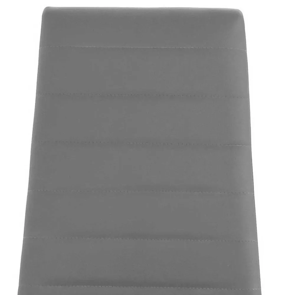 Wohnen Stühle<Hochlehner Essstuhl in Grau & Schwarz - Padru (4er Set)