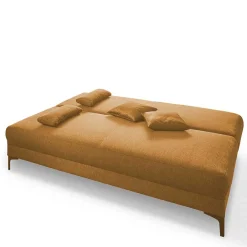 Wohnen Betten|Sofas<Hochwertige Klappcouch in hellem Braun - Heavens