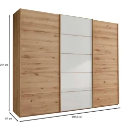 Wohnen Kleiderschränke<Hochwertiger Schlafzimmerschrank mit Schwebetüren - Crucav
