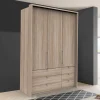 Wohnen Kleiderschränke<Hochwertiger Schlafzimmerschrank foliert Holzoptik - Zayun