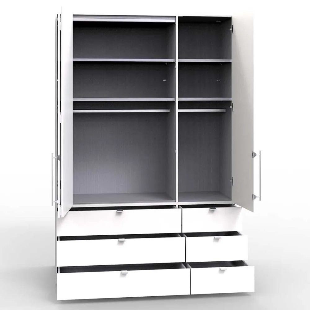 Wohnen Kleiderschränke<Hochwertiger Schlafzimmerschrank foliert Holzoptik - Zayun