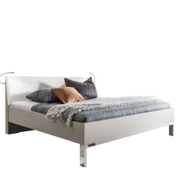 Wohnen Betten<Hochwertiges Doppelbett mit Kopfteil Kunstleder - Tumiva